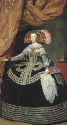 Diego Velazquez Portrait de la reine Marie-Anne (df02) Norge oil painting art
